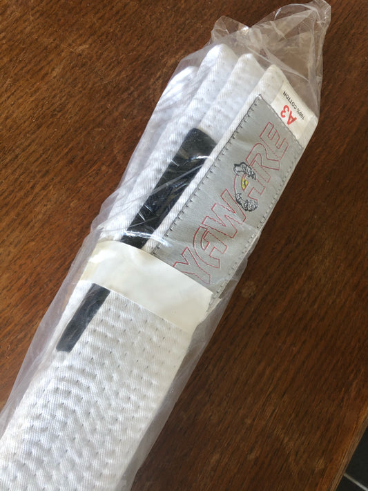 Yaware belt (witte BJJ gordel)